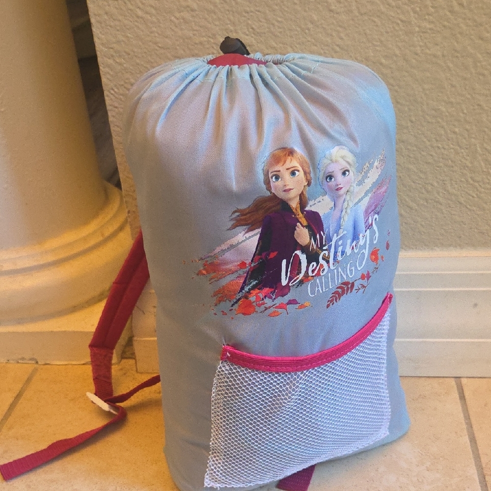Frozen Kids Sleeping Bag Backpack
